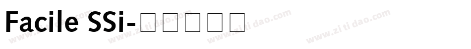 Facile SSi字体转换